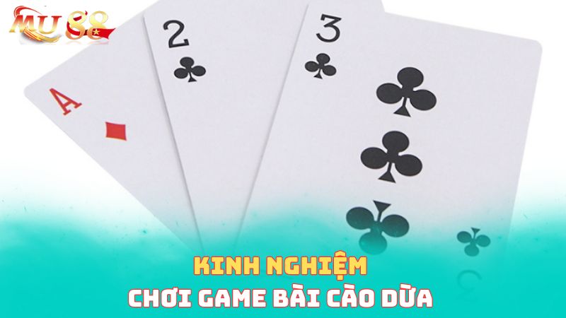 Kinh nghiệm chơi game bài cào dừa 