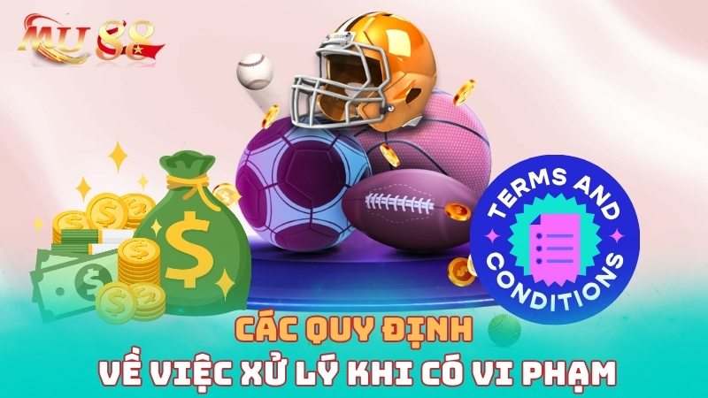 Các quy định về việc xử lý khi có vi phạm